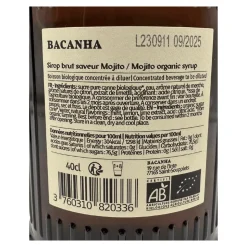 Bacanha Mojito Syrup 400ml