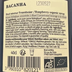 Bacanha Raspberry Syrup 400ml