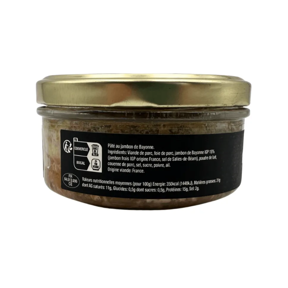 Baillet Pork Terrine with Bayonne Ham PGI 120g