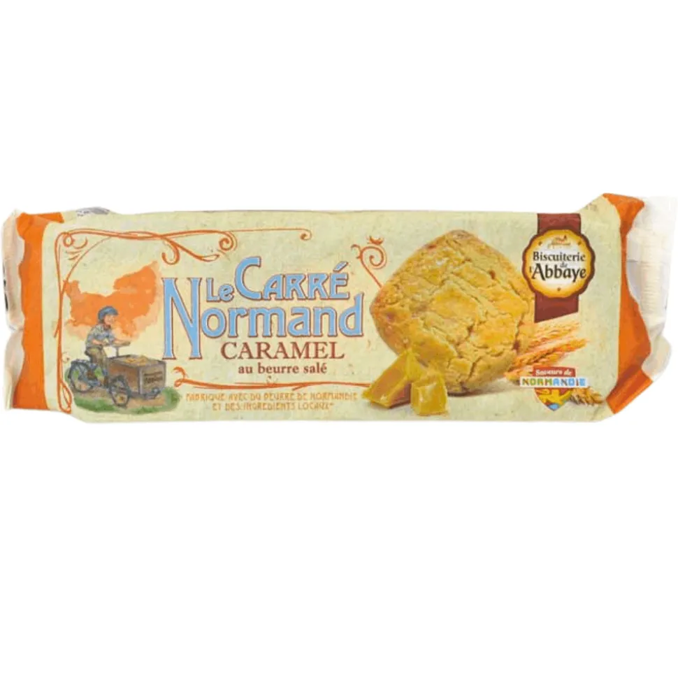Biscuiterie de l’Abbaye Caramel Square Biscuits 140g