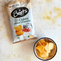 Brets Goat’s Cheese and Espelette Chilli Crisps 125g