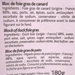 Castaing Whole Duck Foie Gras 180g