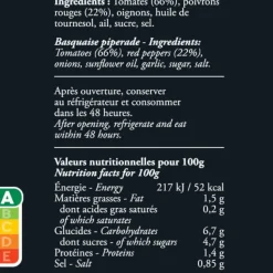 Ederki Piperade Basquaise 660g