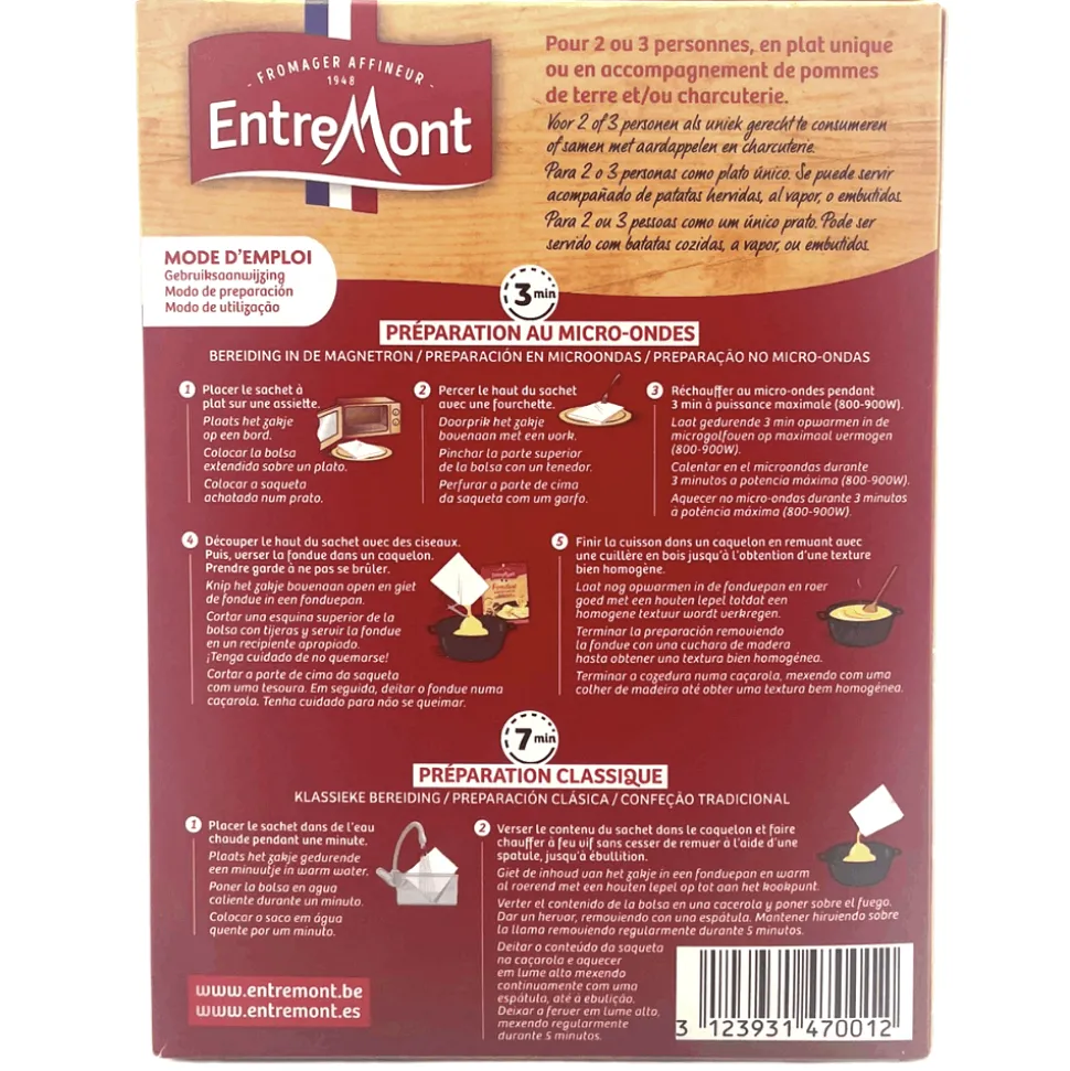 Entremont Fondue Cheese 400g
