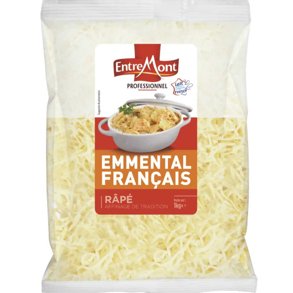 Entremont Grated Emmental 1kg BEST BEFORE 26/04/25