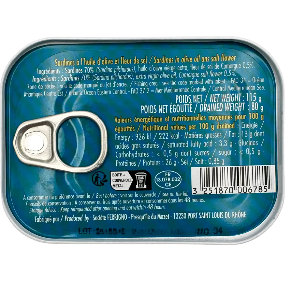 Ferrigno Selection of Sardines 115g x 8