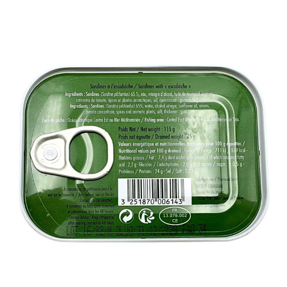 Ferrigno Selection of Sardines 115g x 8