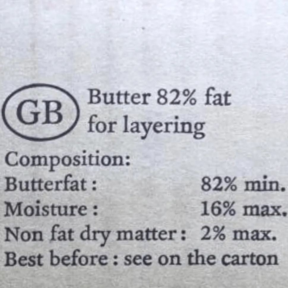 Flechard Grand Tourage Laminating Butter 2kg
