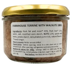 La Belle Chaurienne Farmhouse Terrine with Walnuts 180g