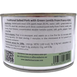 La Belle Chaurienne Petit Sale with Lentils 420g