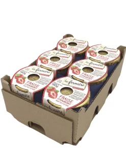 La Fermiere Strawberry Yogurt 140g x 6 BEST BEFORE 20/04/25