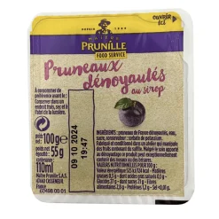 Maitre Prunille Pitted Prunes in Syrup 100ml x 10 cups