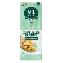 Mil Brick Feuilles de Brick Rectangular 20 Sheets