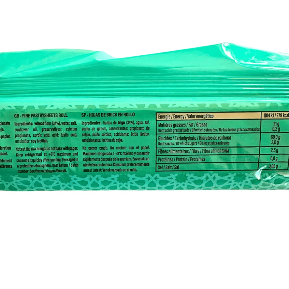 Mil Brick Feuilles de Brick Roll 180g