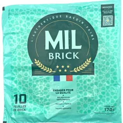 Mil Brick Feuilles de Brick 25 x 10 Sheets