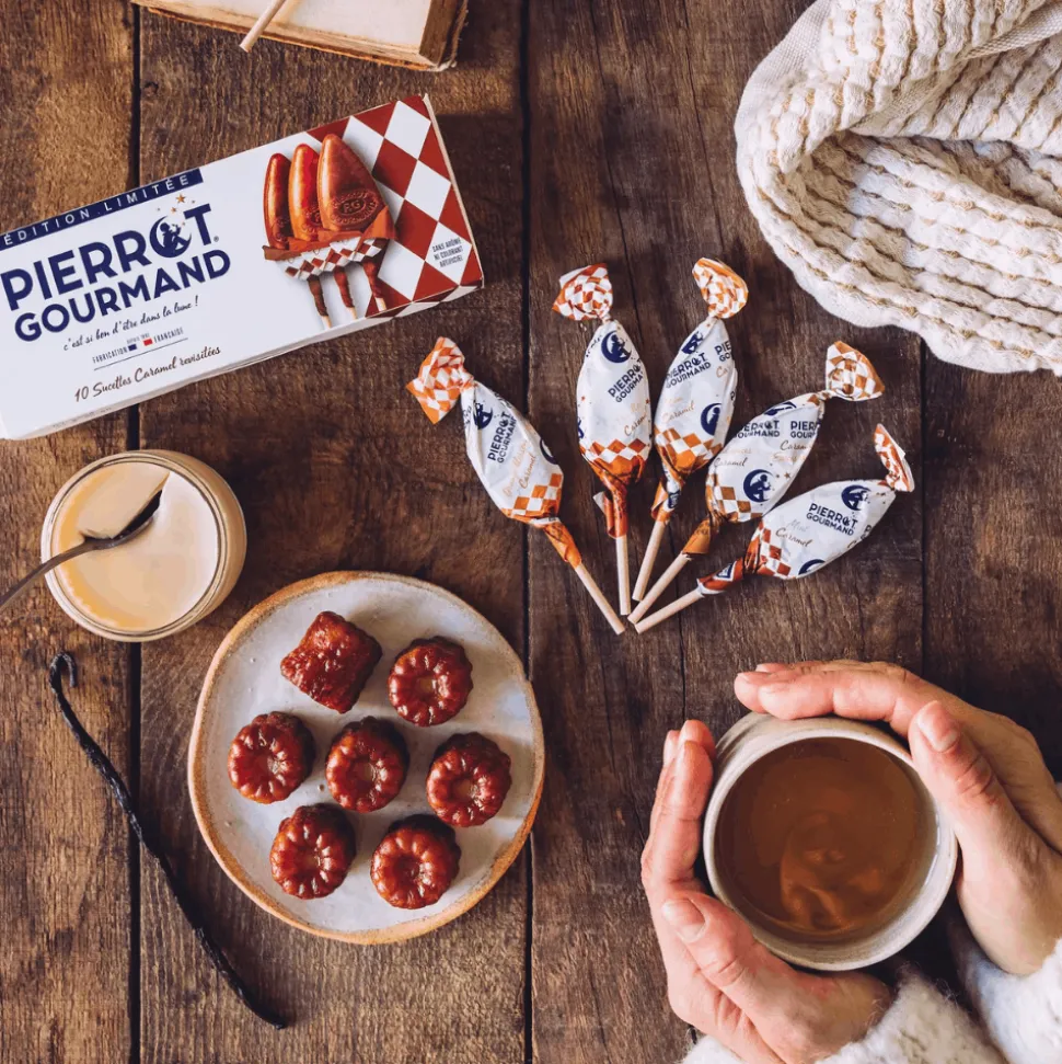 Pierrot Gourmand Caramel Variation Lollipops x 10