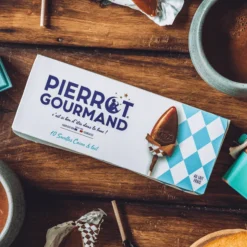 Pierrot Gourmand Cocoa & Milk Lollipops x 10