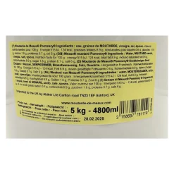 Pommery Wholegrain Mustard 5kg