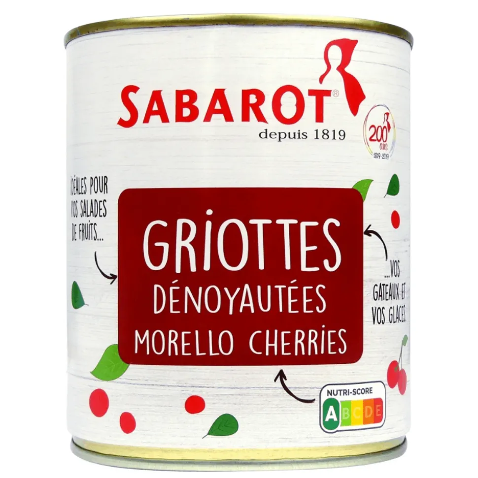 Sabarot Pitted Morello Cherries in Syrup 800g