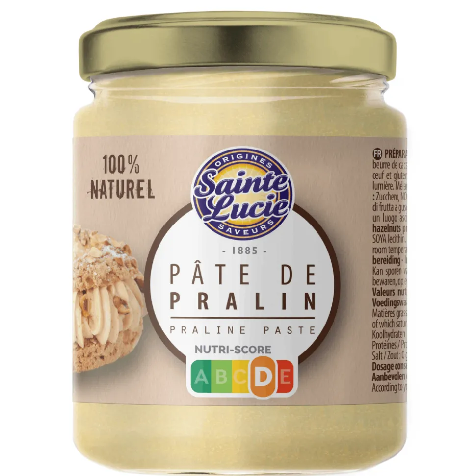 Sainte Lucie Hazelnut Praline Paste 225g BEST BEFORE 30/05/25