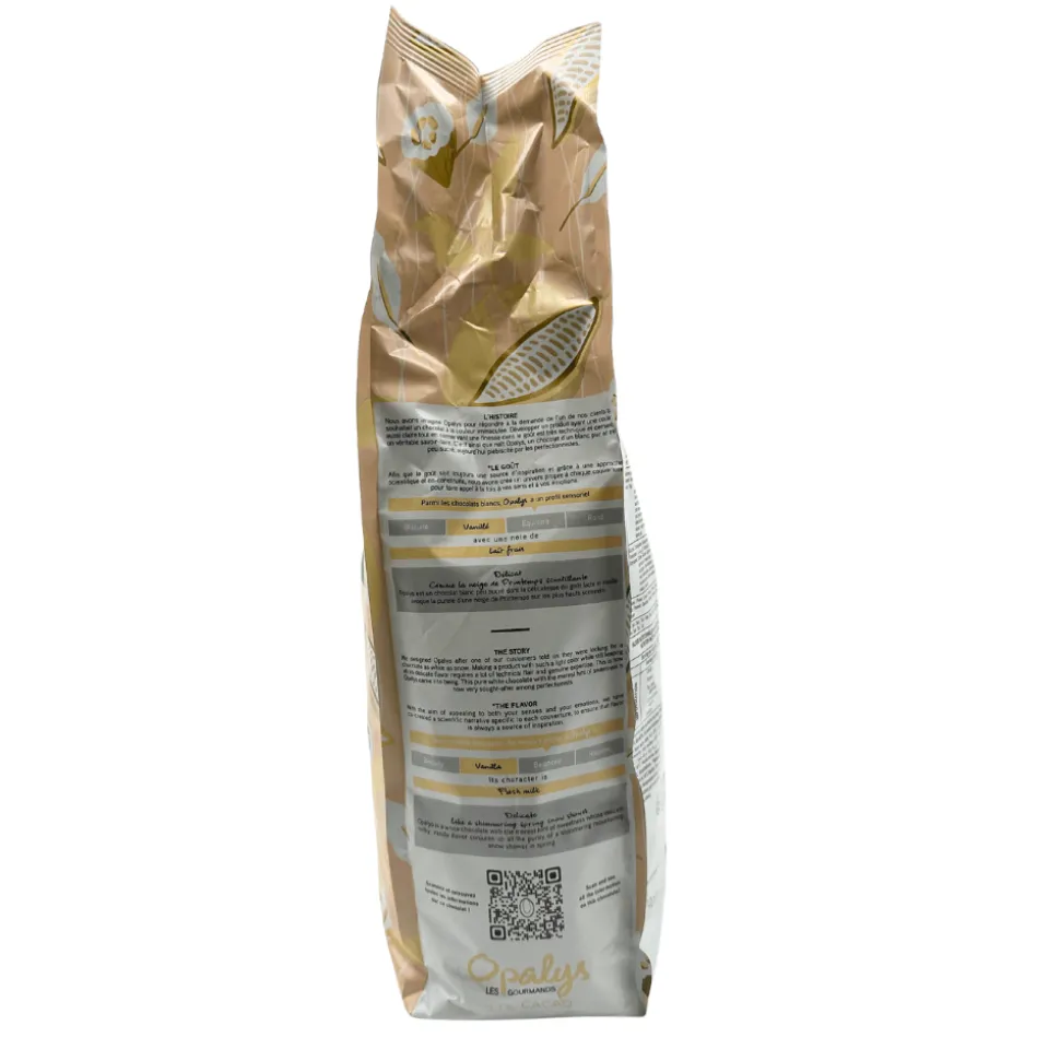 Valrhona Opalys 33% White Chocolate 3kg